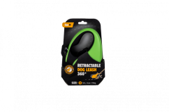 Samonavíjecí vodítko - M - MAX 25kg, 5m - Zelená a Černá