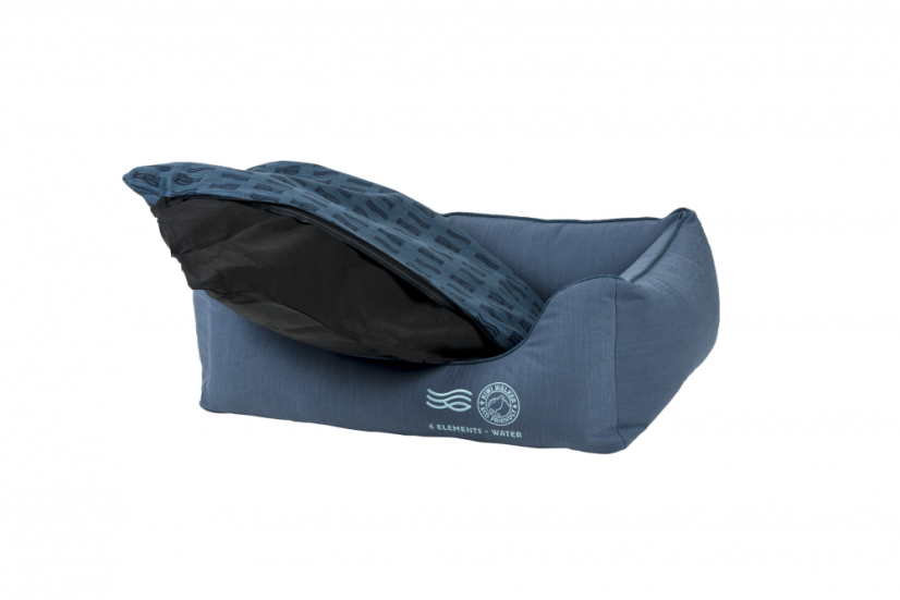 Pelíšek z recyklovaných materiálů 4ELEMENTS - S - Modrá - Water