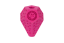 Gumová hračka DIABALL s dírou na pamlsky - MAXI - růžová