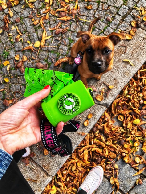 Obal na sáčky KIWI WALKER - Růžová