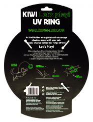 Svítící, létající a plovací kruh z gumy - MAXI  - Mléčná - svítící