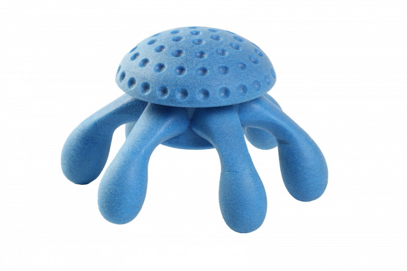 Létající a plovací chobotnice z TPR pěny - MINI  - Modrá