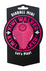 Gumová hračka DIABALL s dírou na pamlsky - MINI - růžová