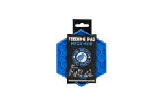 Lízací podložka – HEXA MINI – Modrá