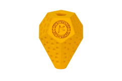 Gumová hračka DIABALL s dírou na pamlsky - MAXI - oranžová