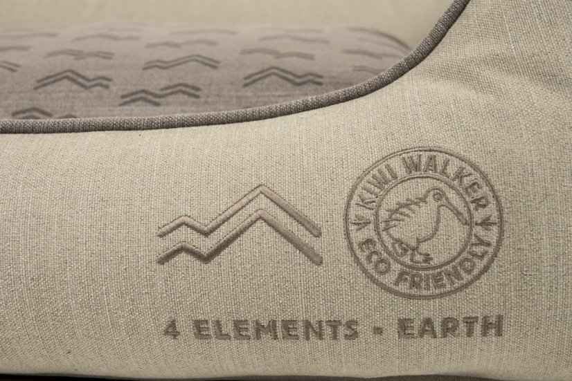 Pelíšek z recyklovaných materiálů 4ELEMENTS - L - Hnědá - Earth