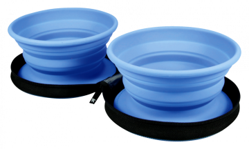 Double Travel Bowl Kiwi Walker – dvě misky, jeden chytrý design