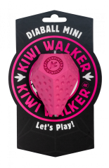 Gumová hračka DIABALL s dírou na pamlsky - MINI - růžová