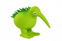 Latexová pískacia hračka Kiwi L zelená