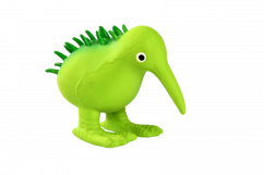 Latexová pískací hračka Kiwi M zelená