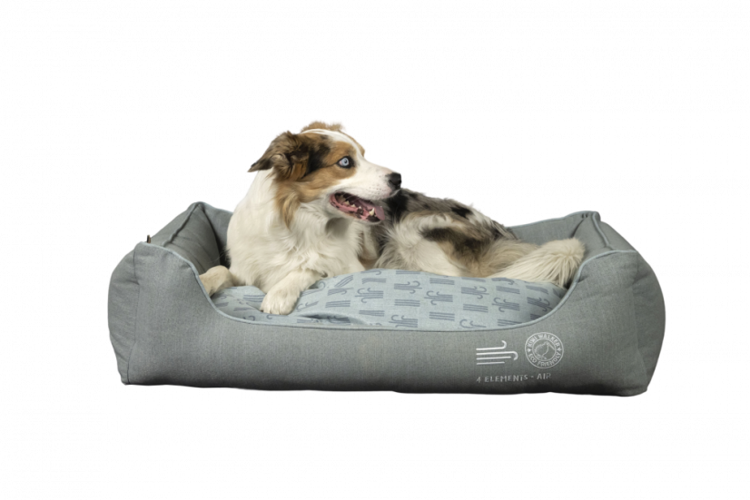 Pelíšek z recyklovaných materiálů 4ELEMENTS - XL - Světle modrá - Air