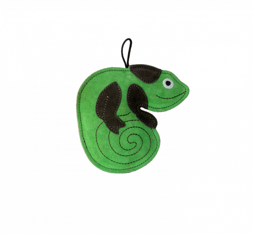 Kožená hračka Chameleon