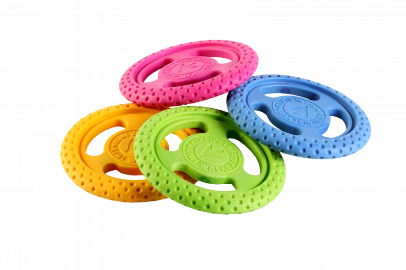 Plovací frisbee z TPR pěny MAXI  modrá 21,5 cm