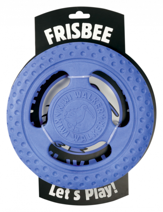 Plovací frisbee z TPR pěny MAXI  modrá 21,5 cm