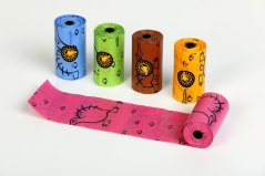 Sáčky na exkrementy 5x15ks - Jedna velikost - Různé