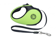 Samonavíjecí vodítko - M - MAX 25kg, 5m - Zelená a Černá