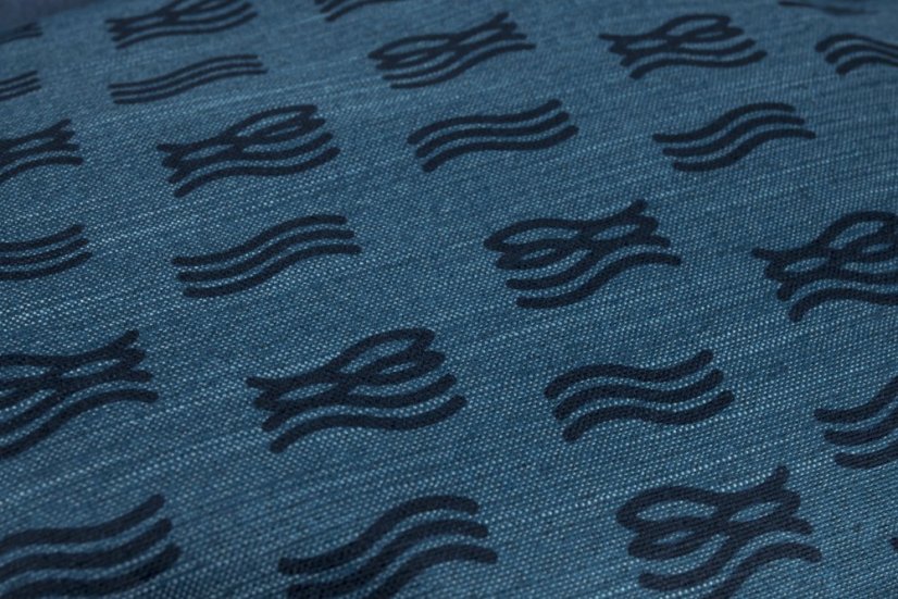 Pelíšek z recyklovaných materiálů 4ELEMENTS - M - Modrá - Water