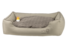 Pelíšek z recyklovaných materiálů 4ELEMENTS - XL - Hnědá - Earth