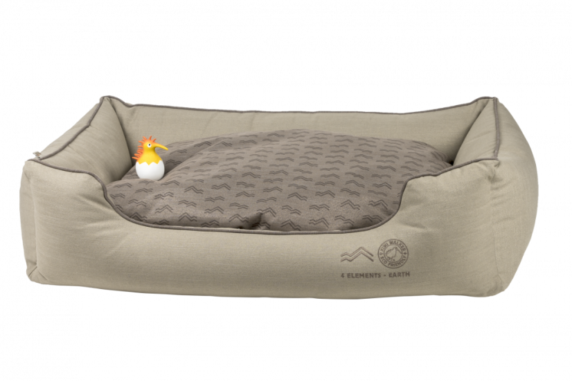 Pelíšek z recyklovaných materiálů 4ELEMENTS - XL - Hnědá - Earth