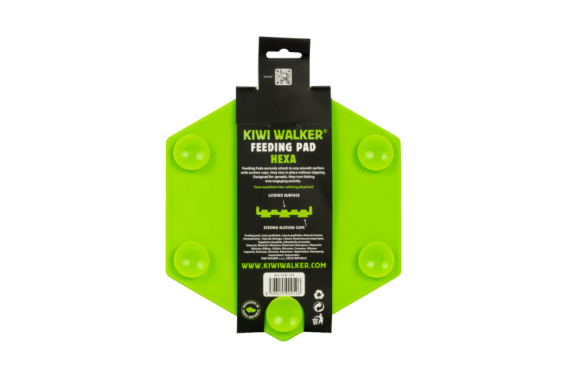 Lízací podložka – HEXA – Zelená