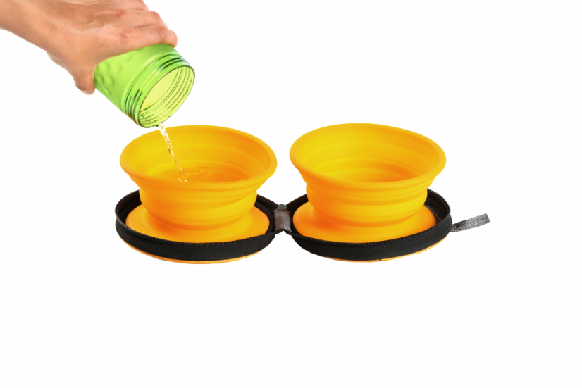 Cestovní miska - Oranžová