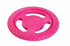 Plovací frisbee z TPR pěny MINI růžová 16,5 cm