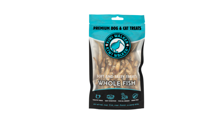 Vzduchem sušené celé rybky 100g