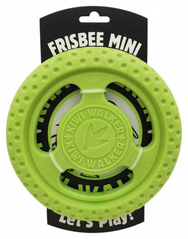 Plovací frisbee z TPR pěny MINI zelená 16,5 cm