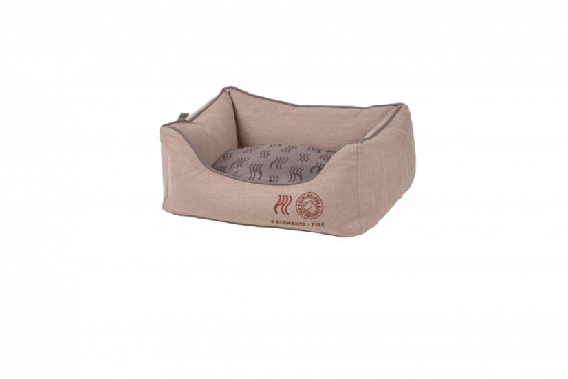 Pelíšek z recyklovaných materiálů 4ELEMENTS - S - Cihlová - Fire