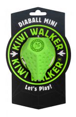 Gumová hračka DIABALL s dírou na pamlsky - MINI - zelená
