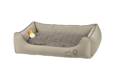 Pelíšek z recyklovaných materiálů 4ELEMENTS - L - Hnědá - Earth