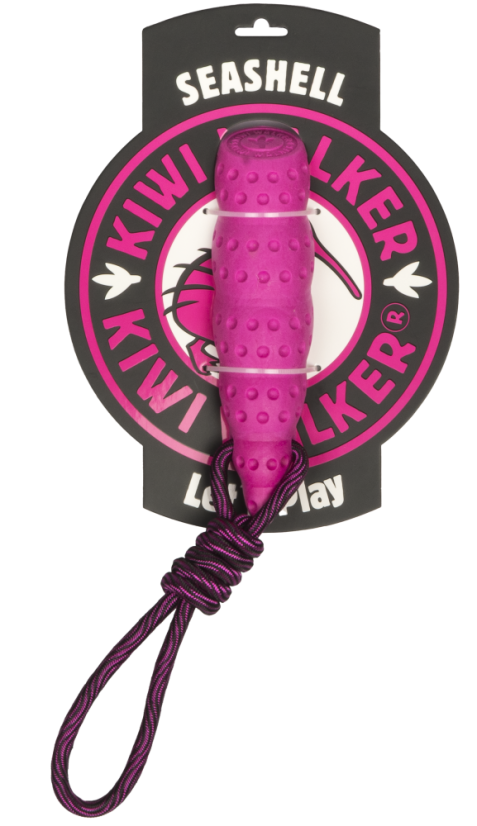 Létající a plovací seashell z TPR pěny - MAXI - Růžová