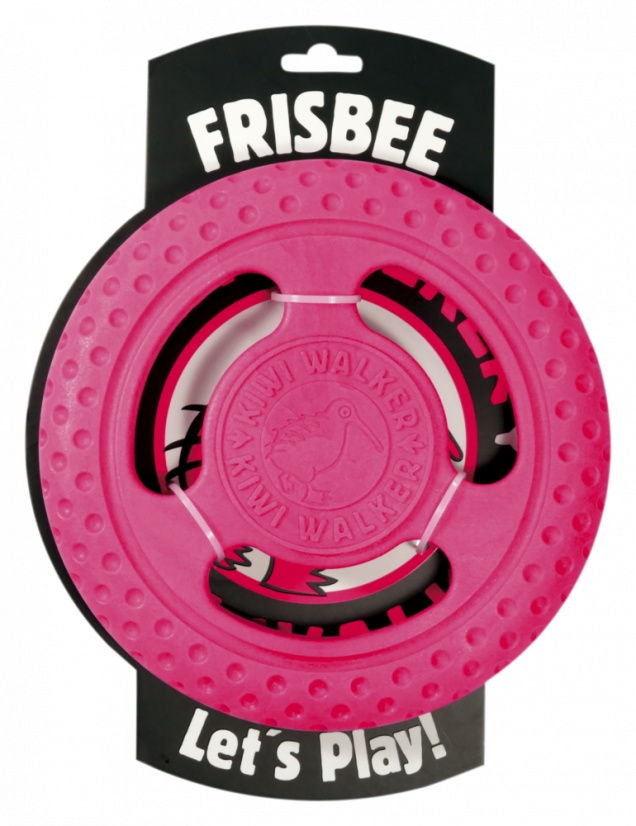 Plovací frisbee z TPR pěny MAXI růžová 21,5 cm