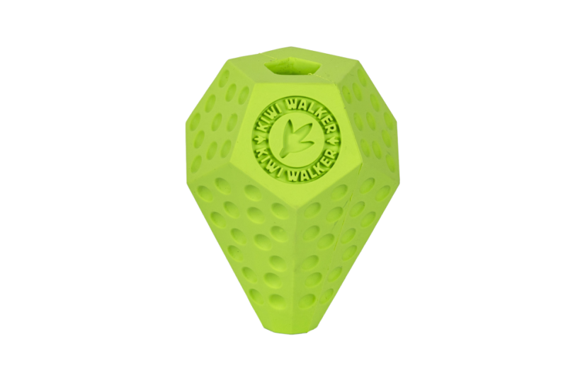 Gumová hračka DIABALL s dírou na pamlsky - MAXI - zelená