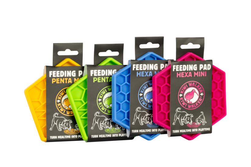 Lízací podložka – HEXA MINI – Růžová