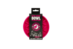 Protihltací miska a lízací podložka 2v1 – FLOWER MINI – Růžová