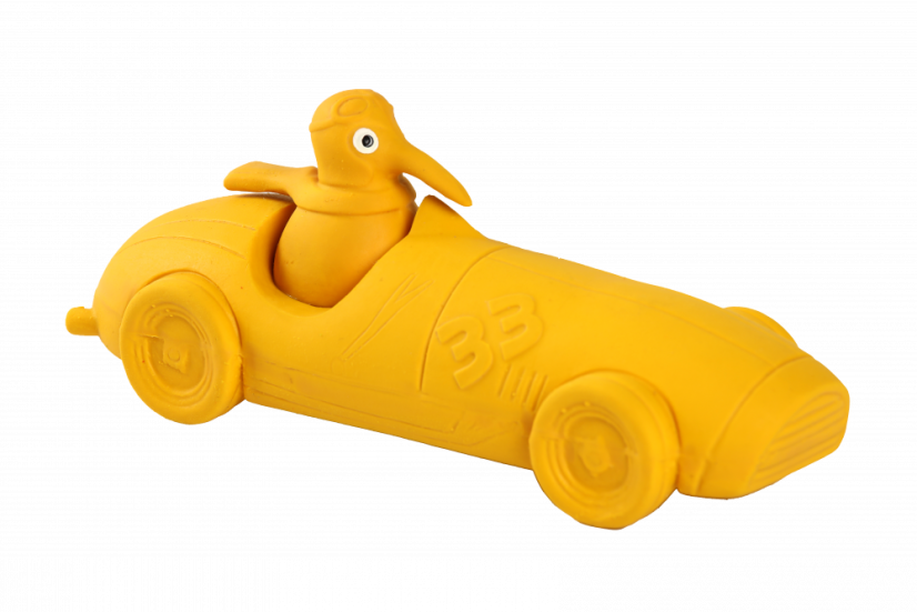 Latexová pískací hračka Cigar oranžová