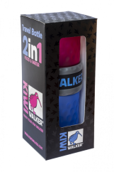 Cestovní láhev - Jedna velikost - Růžová/Modrá