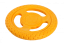 Plovací frisbee z TPR pěny MAXI  oranžová 21,5 cm