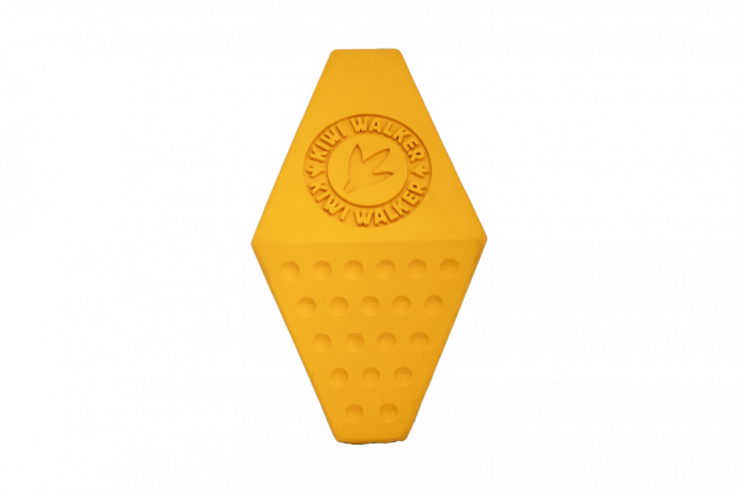 Gumová hračka OCTABALL s dírou na pamlsky - MAXI - oranžová