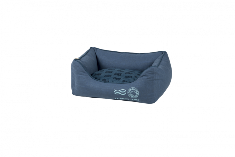 Pelíšek z recyklovaných materiálů 4ELEMENTS - S - Modrá - Water