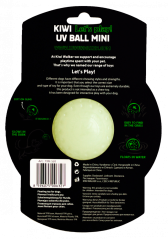 Svítící, létající a plovací míček z gumy. - MINI  - Mléčná - svítící