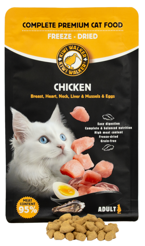 Kompletní mrazem sušené granule pro kočky 150 g