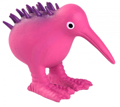 Latexová pískací hračka Kiwi S růžová