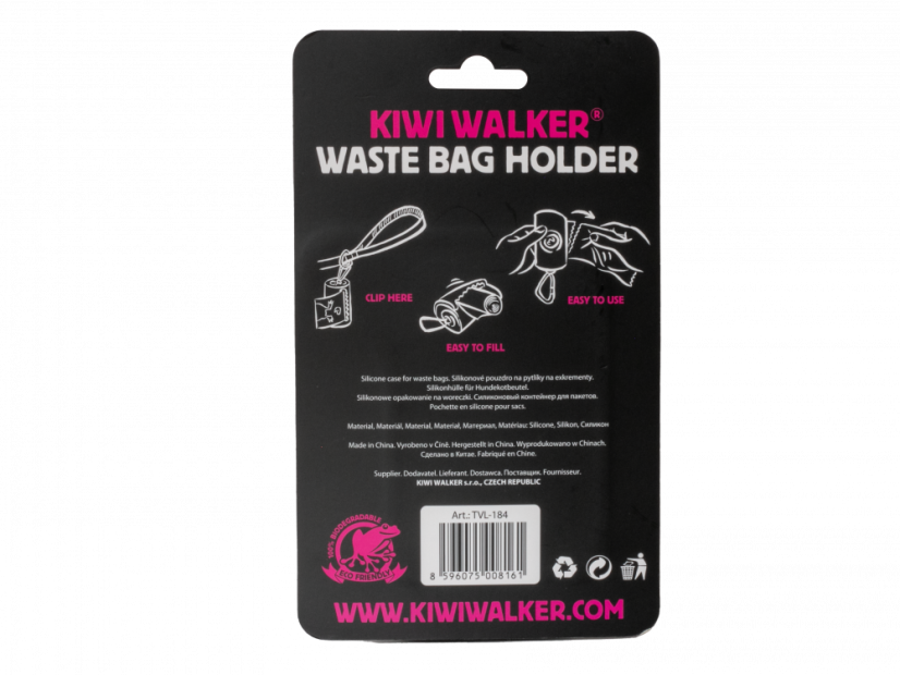 Obal na sáčky KIWI WALKER - Růžová