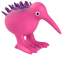 Latexová pískací hračka Kiwi S růžová