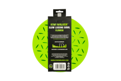 Protihltací miska a lízací podložka 2v1 – FLOWER – Zelená