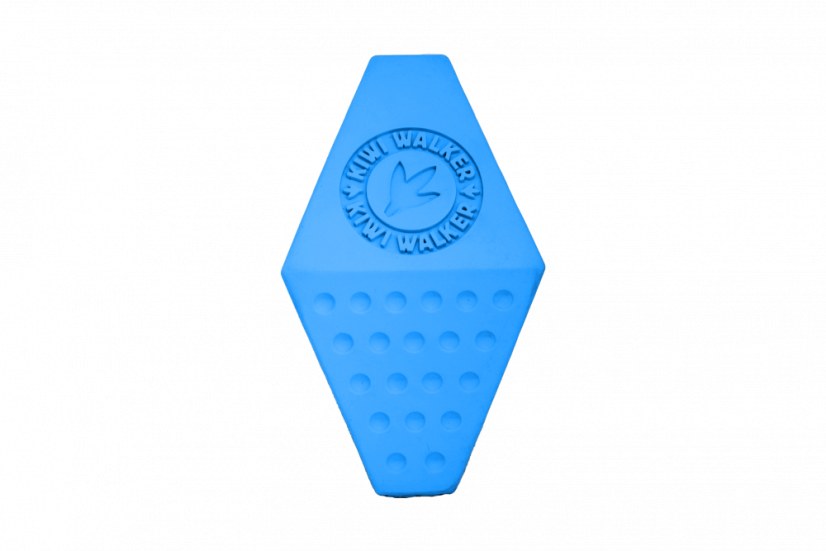 Gumová hračka OCTABALL s dírou na pamlsky - MAXI - modrá