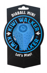Gumová hračka DIABALL s dírou na pamlsky - MINI - modrá