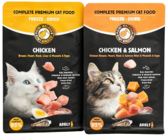 Kiwi Walker Kompletné mrazom sušené krmivo pre mačky 150 g